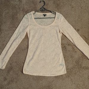 Long sleeve sheer top